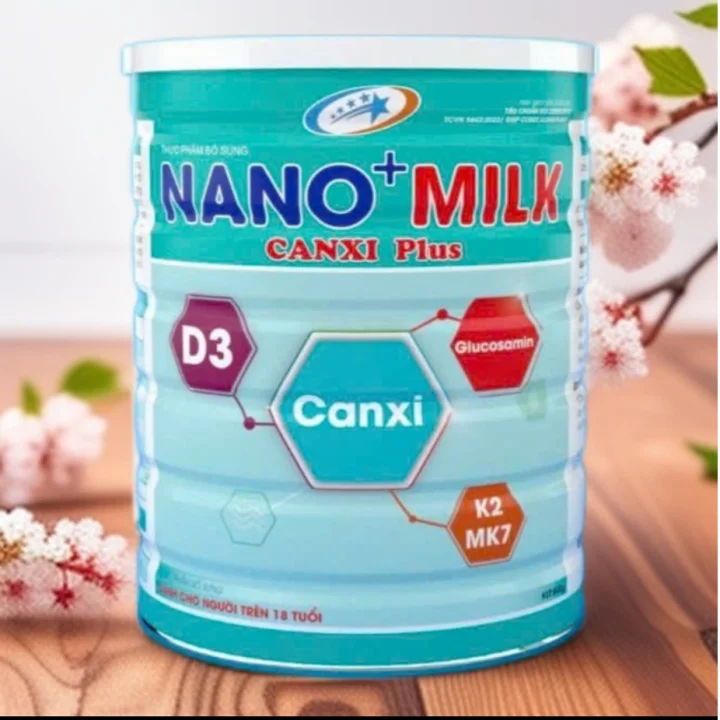 COM BO 12 HỘP NANOMILK CANXI  (hộp 800g)