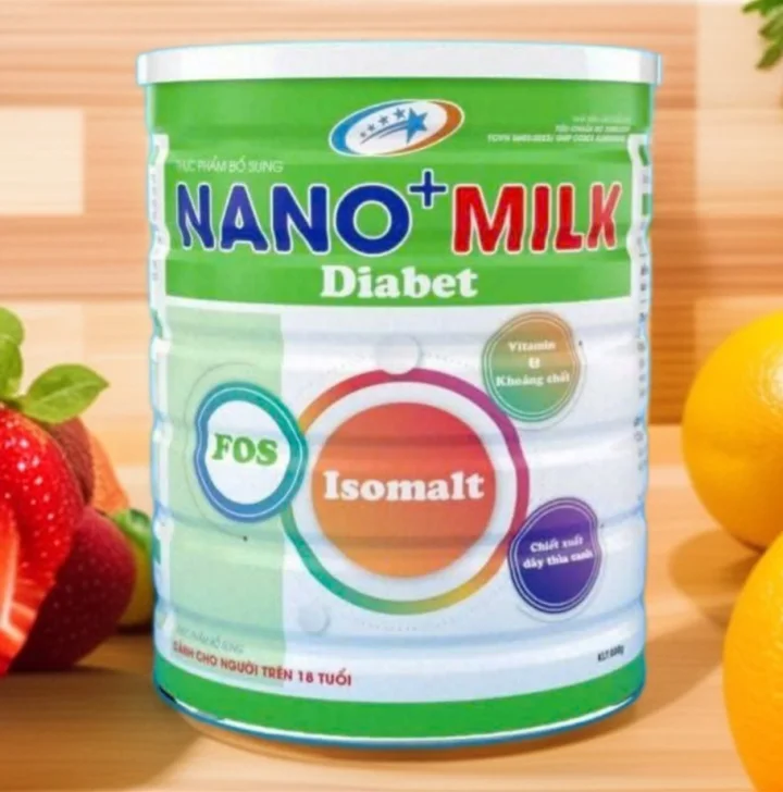 COM BO 12hộp NANOMILK / 6 Hộp CANXI, 6 hộp Diabet (hộp 800g )