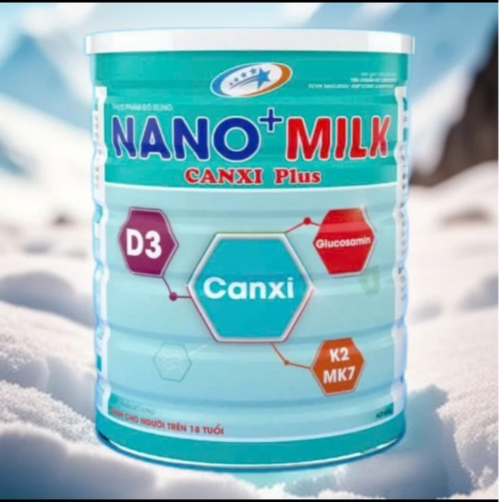 COM BO 6 hộp CANXI,  NANO MILK  (hộp 800g )